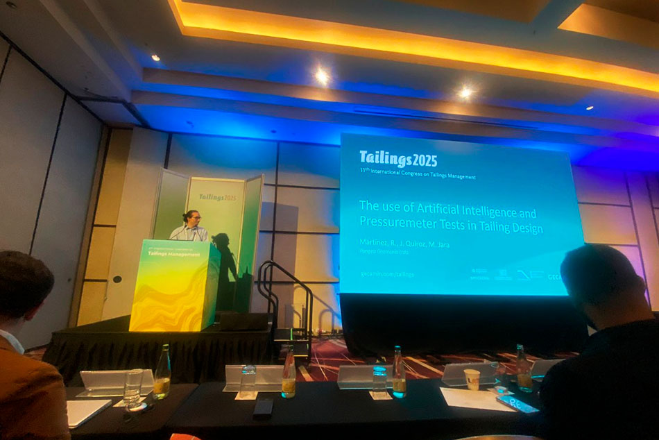 Pangea Geotecnia en Tailings 2025, innovación aplicada a la seguridad de relaves.